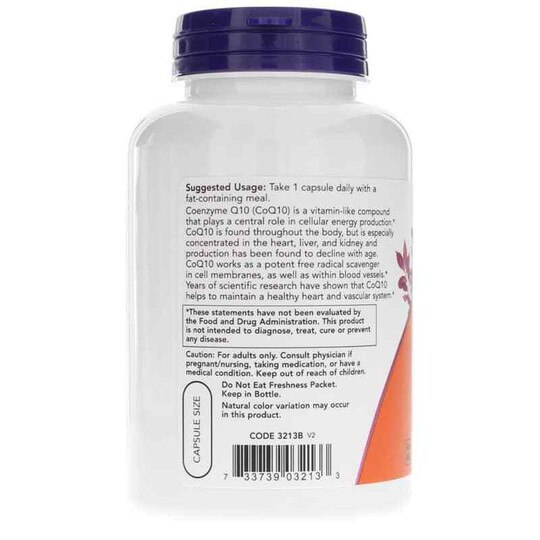 CoQ10 100 Mg with Hawthorn Berry, NOW